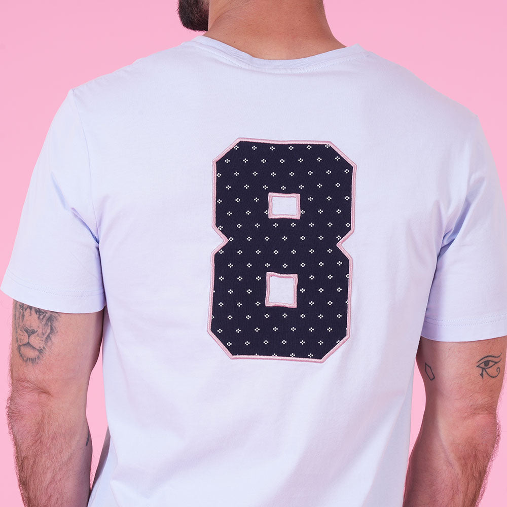 T SHIRT MC LE CLUB BLEU CLAIR - jusqu’au 4XL