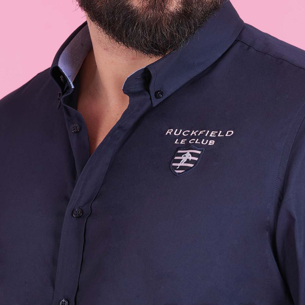 Chemise bleu marine à manches longues Ruckfield Le Club
Réf. : 25H_H0007285_018