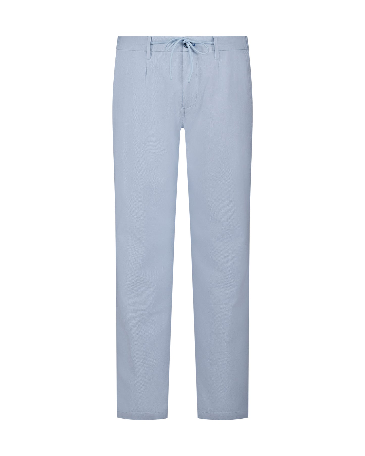 Pantalon Homme bleu ciel casual chic à cordon – jusqu’au W36