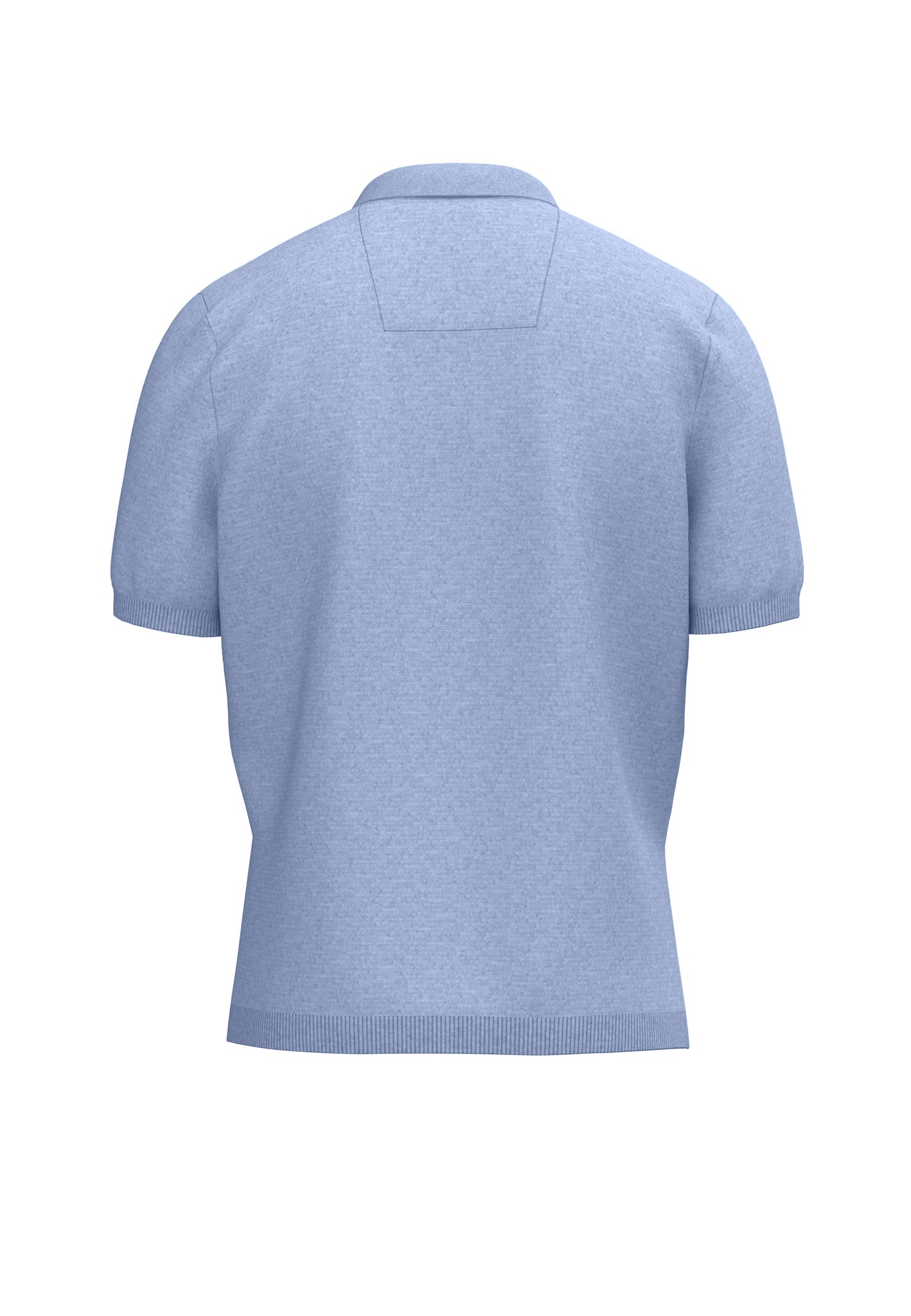 Polo Homme bleu clair casual chic logo poitrine – jusqu’au XXL