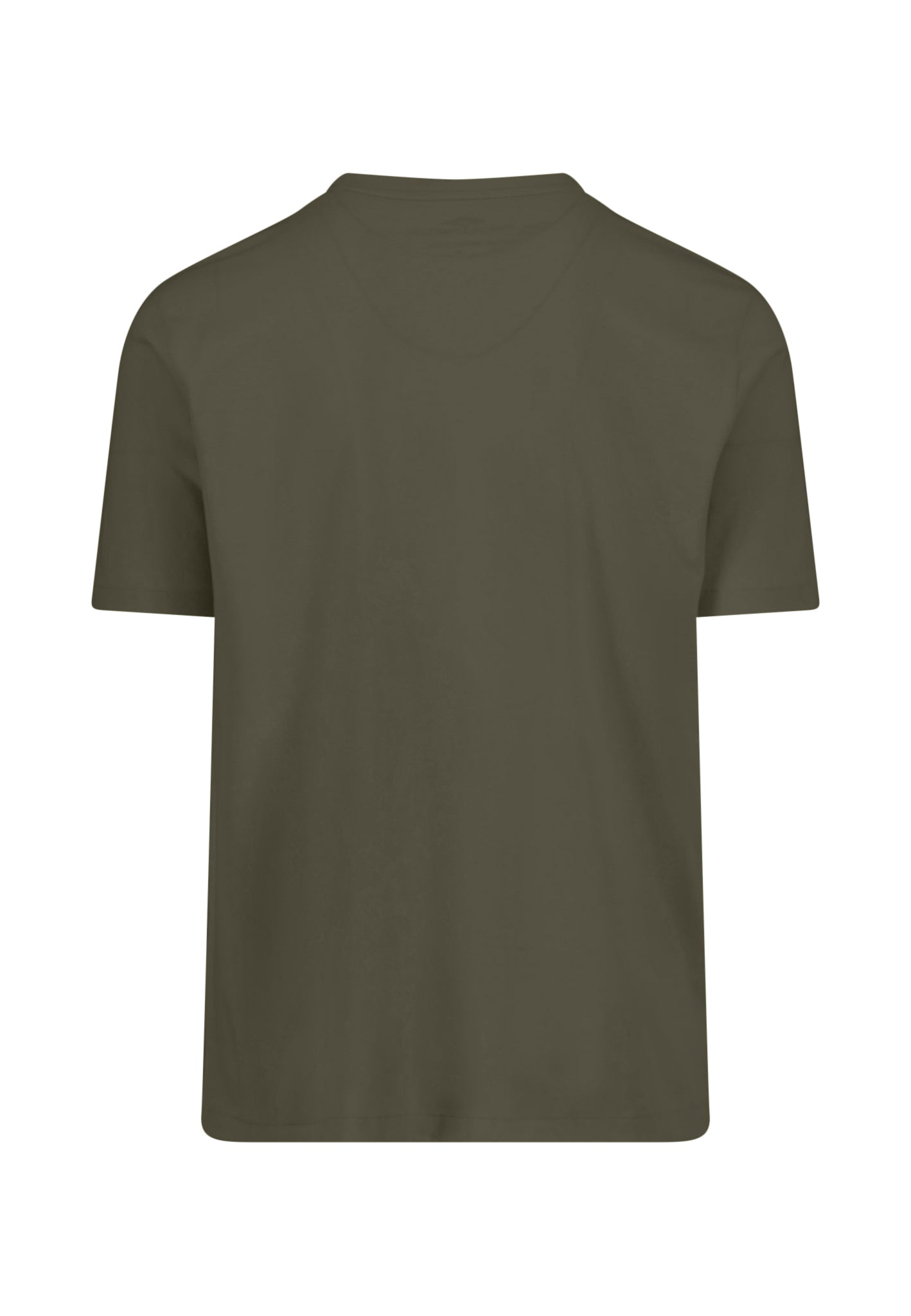 T-shirt en coton à col rond dark khaki - jusqu’au 3XL