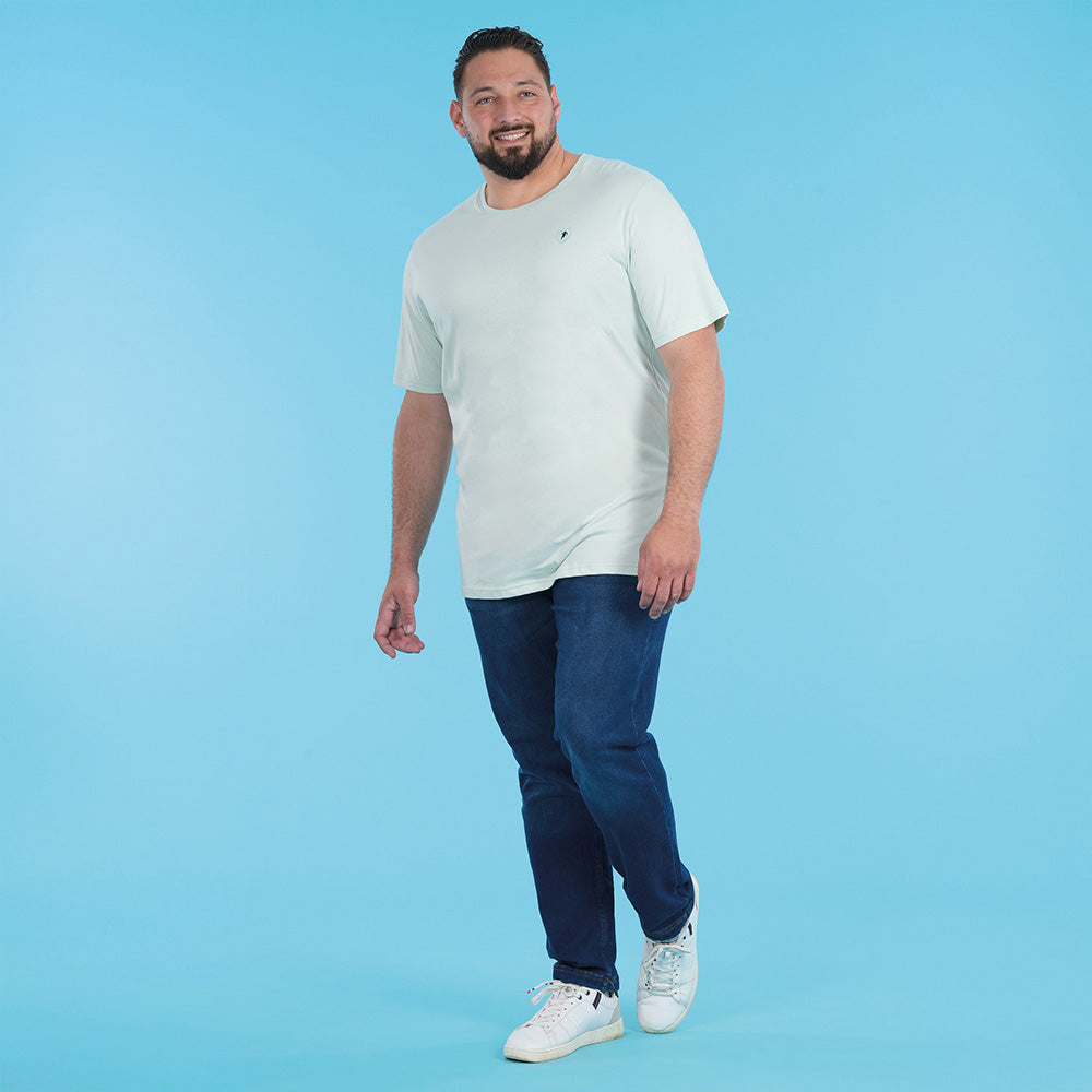 T SHIRT MC VERT D'EAU - jusqu’au 3XL