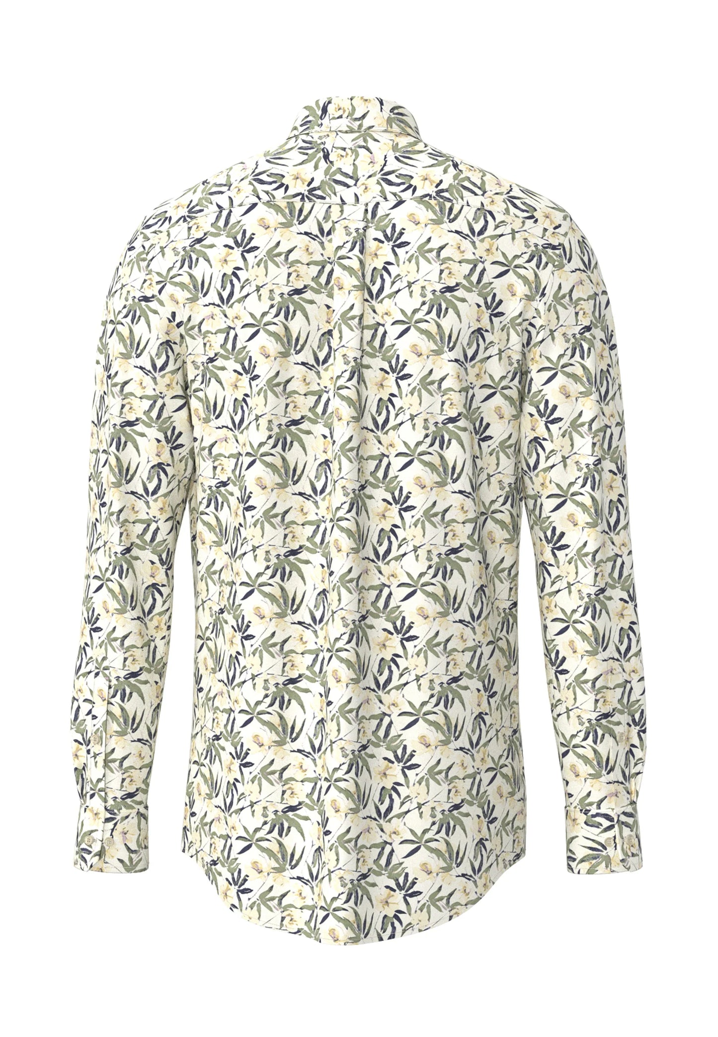 Chemise en coton à tissage irrégulier et col boutonné - jusqu’au 3XL