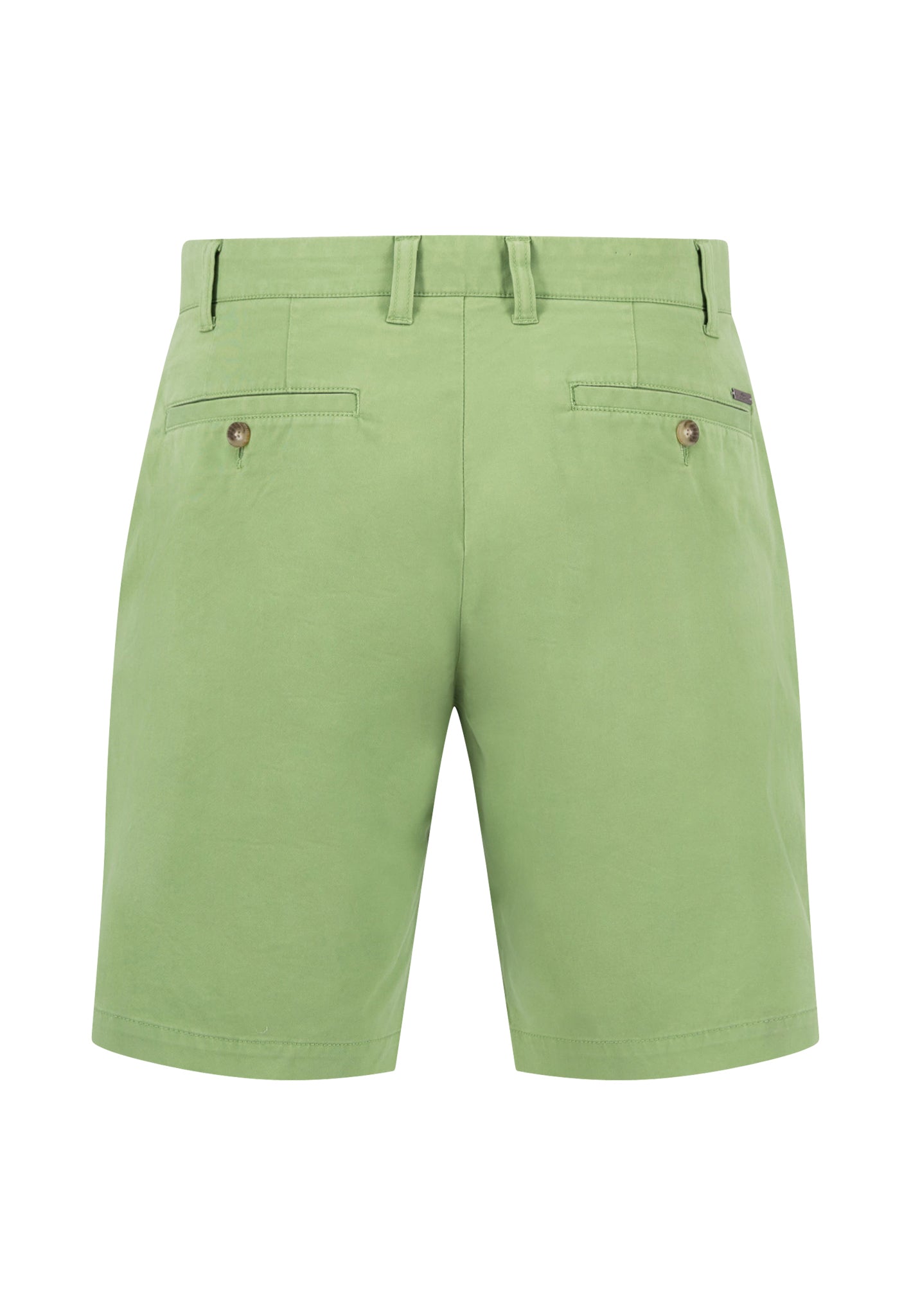 Short en coton stretch avec ceinture classique avocado - jusqu’au 44/56