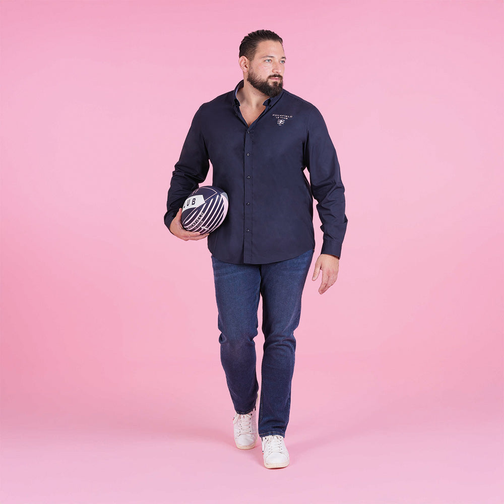 Chemise bleu marine à manches longues Ruckfield Le Club
Réf. : 25H_H0007285_018