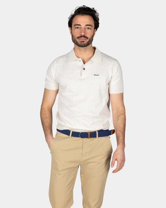 Polo de base beige