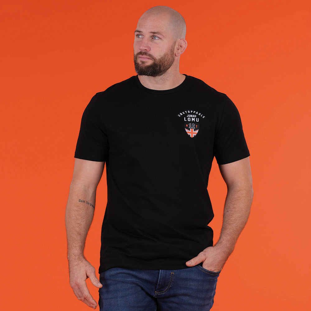 T-shirt noir Jonah Lomu by Ruckfield
Réf. : 25H_JLH00089_099
