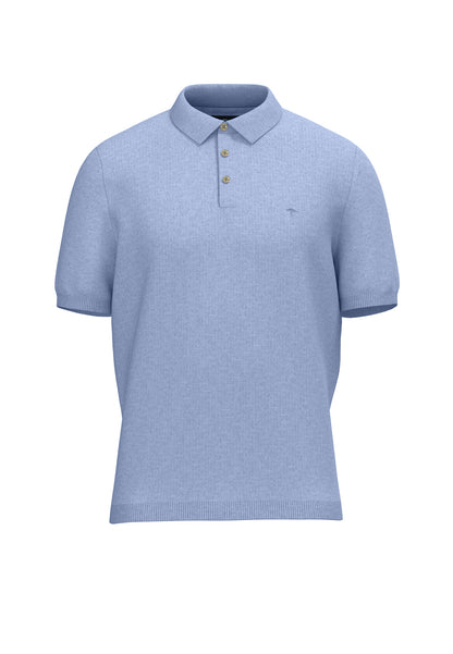 Polo Homme bleu clair casual chic logo poitrine – jusqu’au XXL