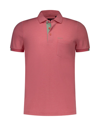 Polo Homme  casual chic col contrasté – jusqu’au 3XL