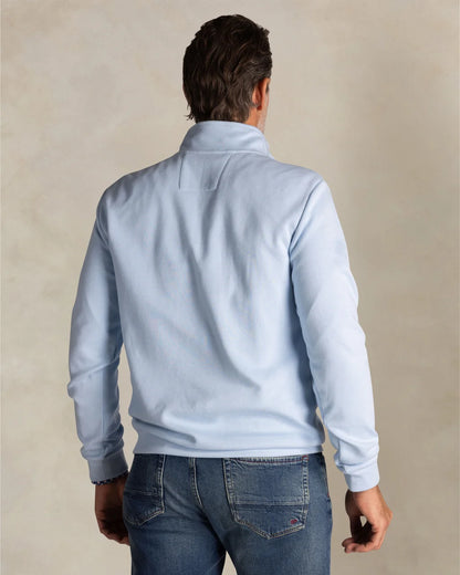 26AN301 SWEAT SKY BLUE MELANGE - jusqu’au 3XL