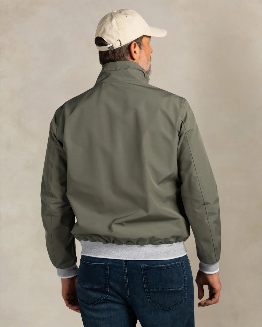 Casquette light cream casual chic logo brodé
