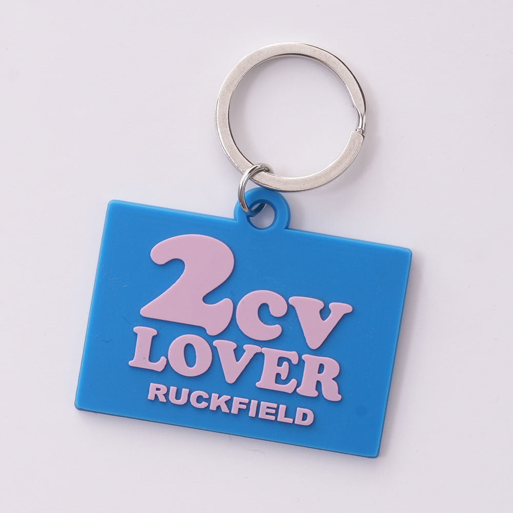 LOT DE PORTE CLES & BADGE 2CV  TU  MULTICO