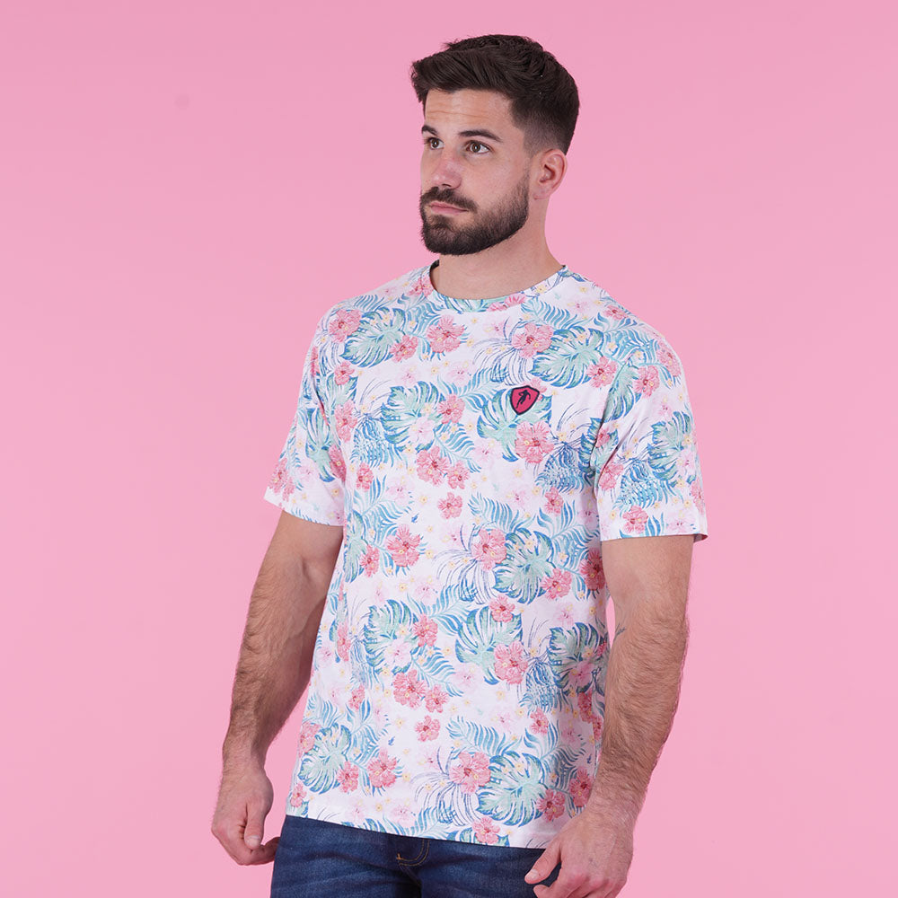 T-shirt blanc à imprimé Tropical Rugby Ruckfield
Réf. : 25E_H0007053_001