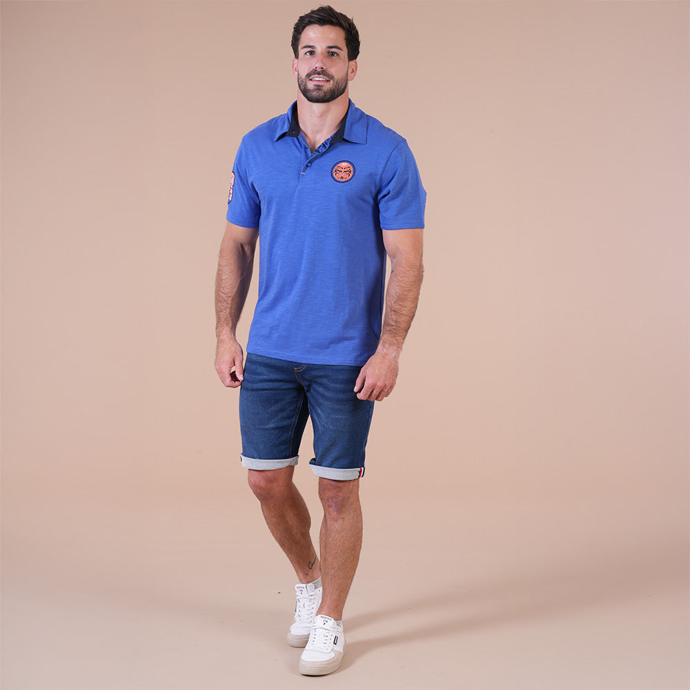 POLO MC MAORI RUGBY  Bleu fonce - jusqu’au 4XL