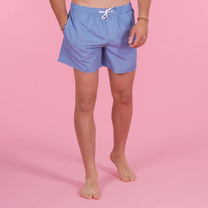MAILLOT DE BAIN MEMBERS BLEU - jusqu’au 3XL