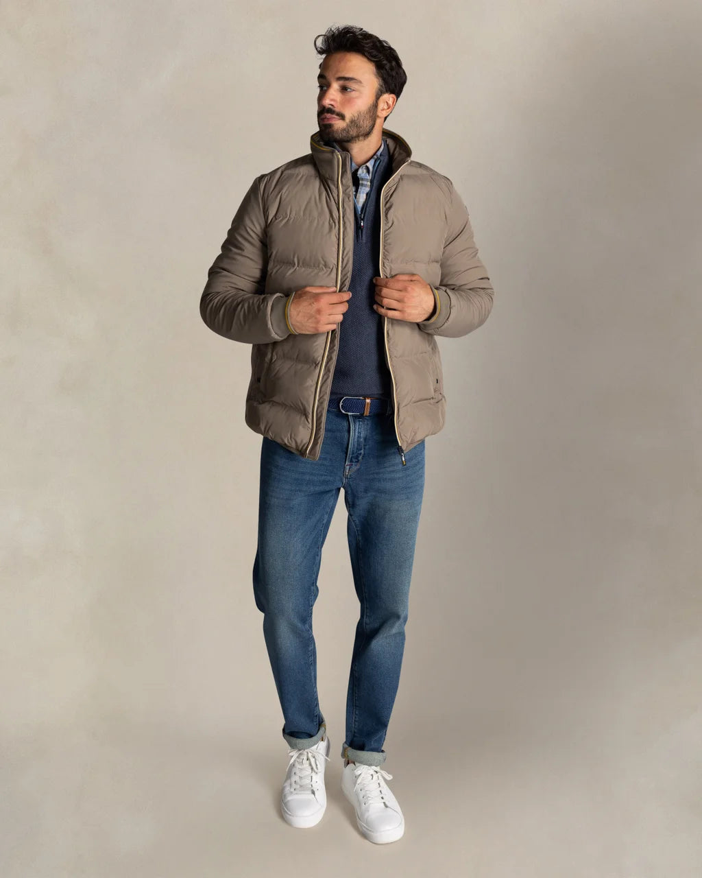 25HN811
Veste matelassée écru