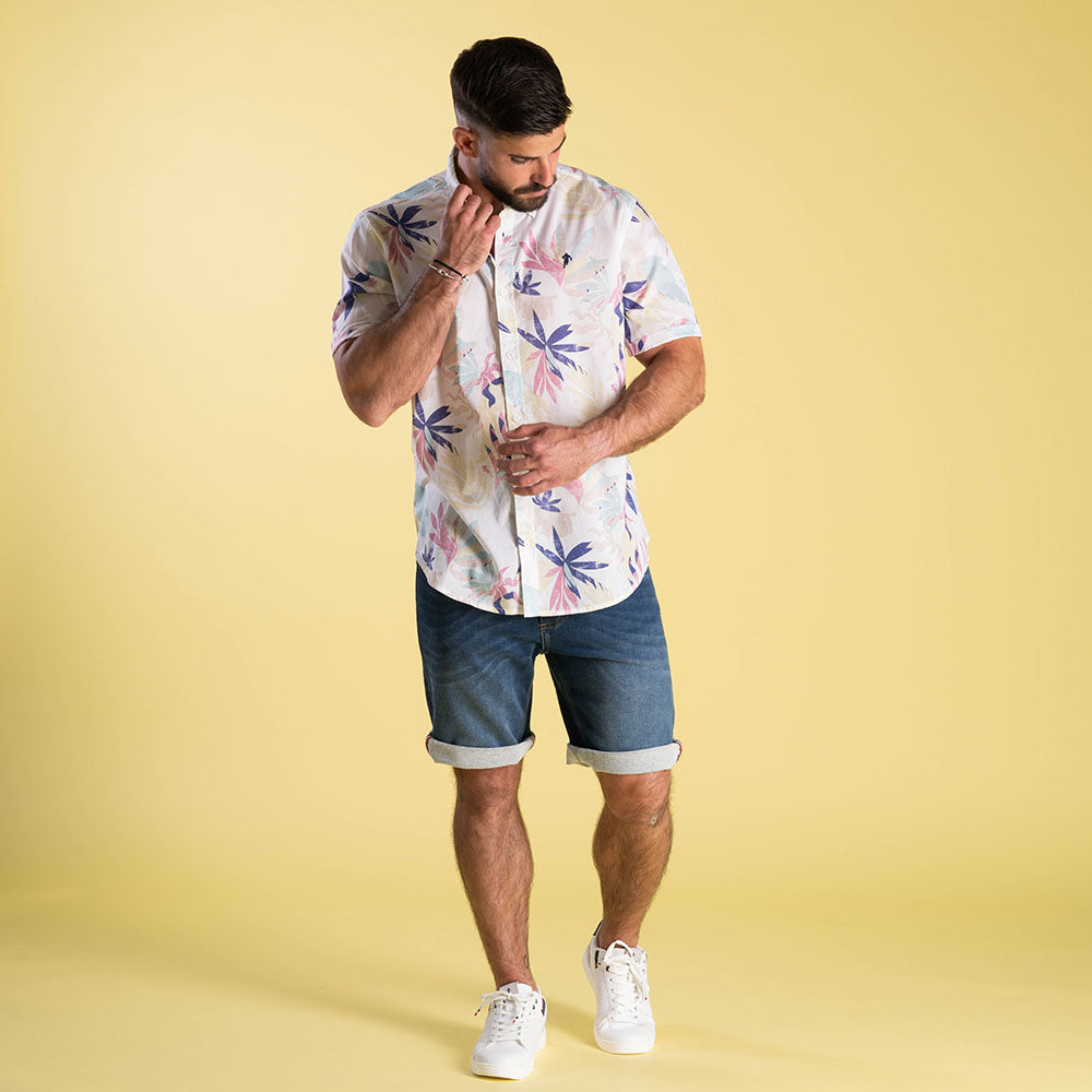 Chemisette blanche à motifs Ruckfield IWI of Pacific