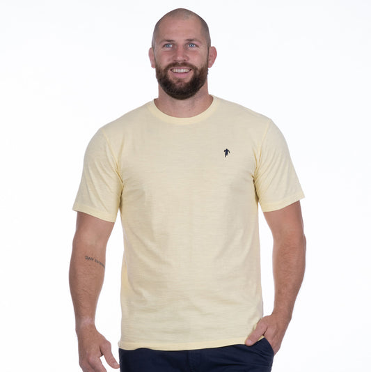 T-shirt basique Jaune foncé