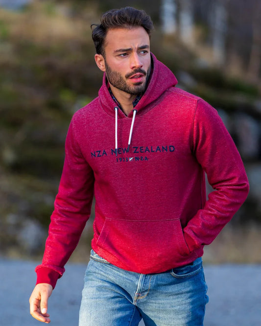 25HN316
Sweat à capuche rouge foncé