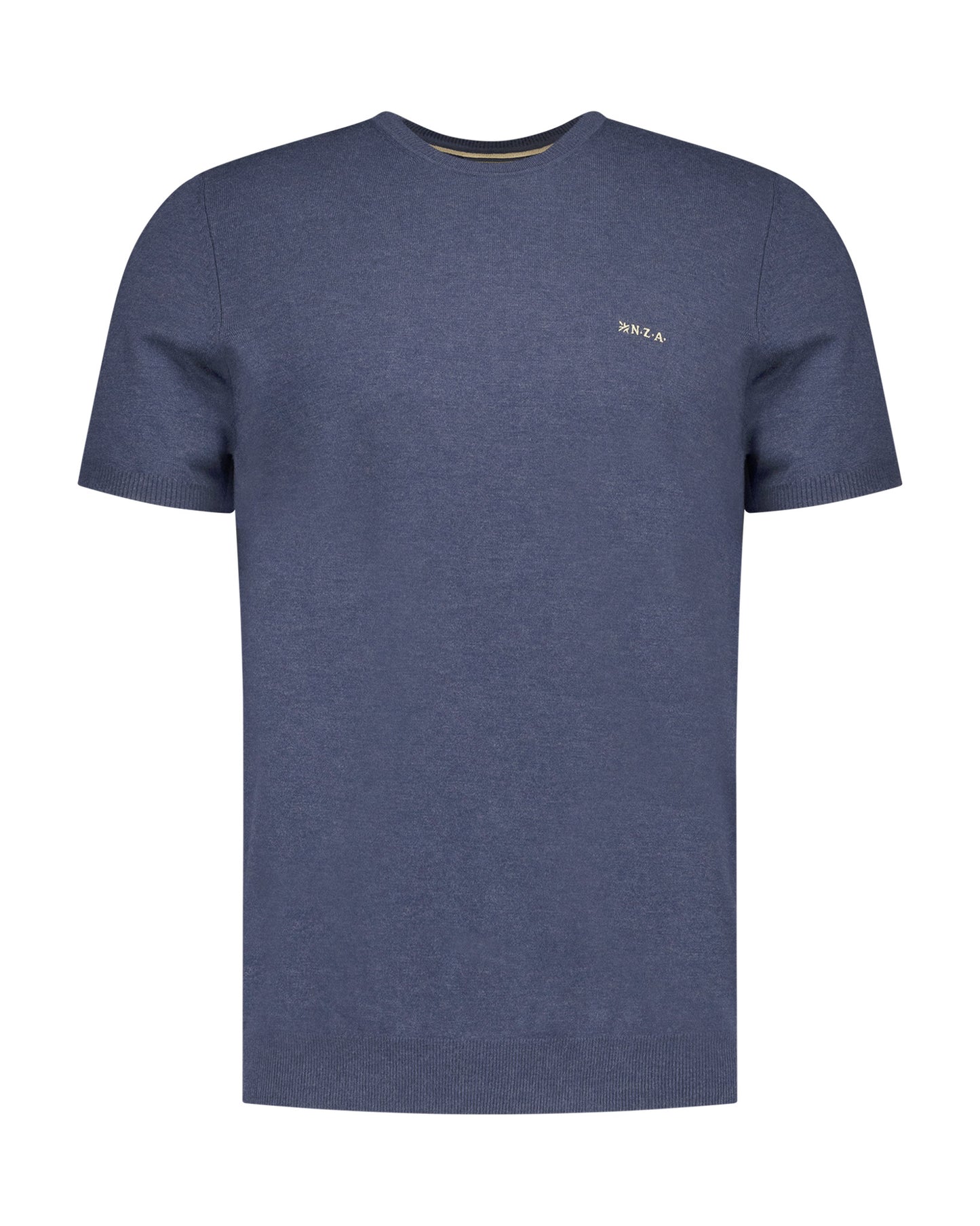 Tee-shirt Homme bleu navy casual chic logo brodé – jusqu’au 3XL
