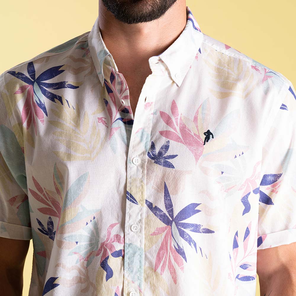 Chemisette blanche à motifs Ruckfield IWI of Pacific