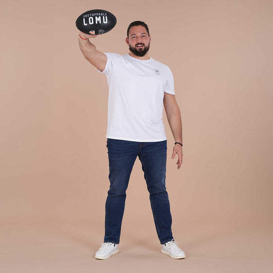 T-shirt blanc Jonah Lomu by Ruckfield
Réf. : 25H_JLH00093_001