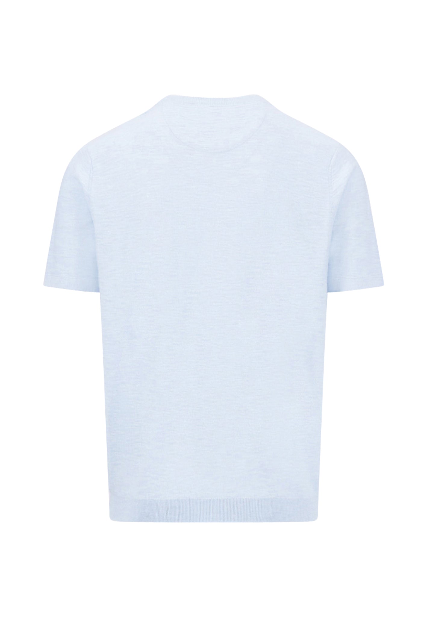 Pull homme bleu clair casual chic logo discret – jusqu’au 3XL