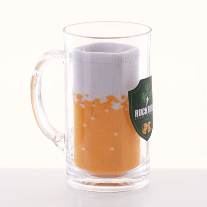 PACK FETE DE PERES CHAUSSETTES + CHOPE ST PATRICK  TU  JAUNE