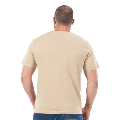 T-shirt Ruckfield à manches courtes rugby Maori beige