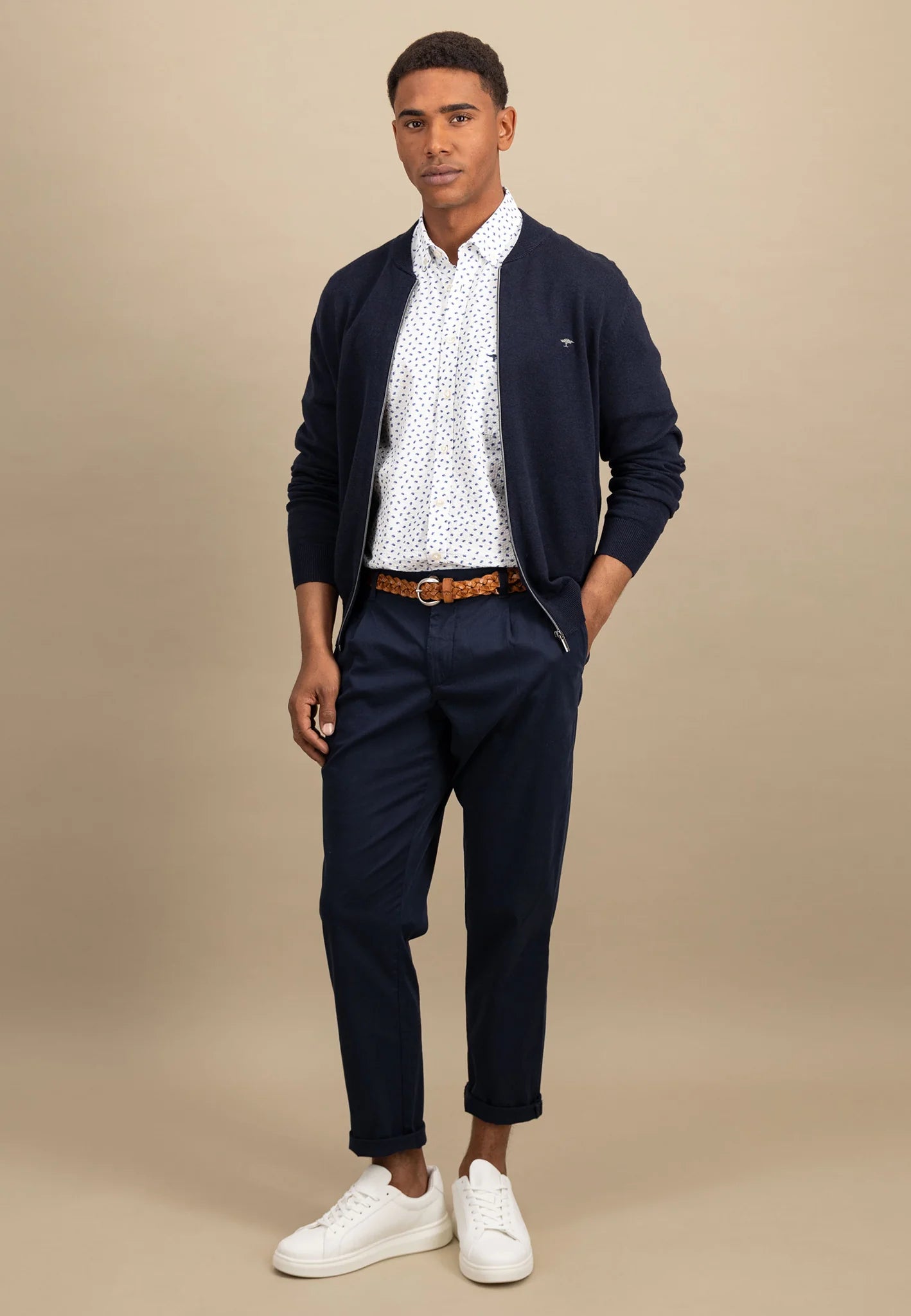 Parting jacket made of 100% cotton