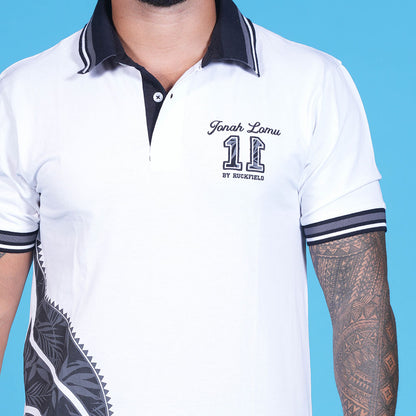 POLO MC JONAH LOMU  BLANC