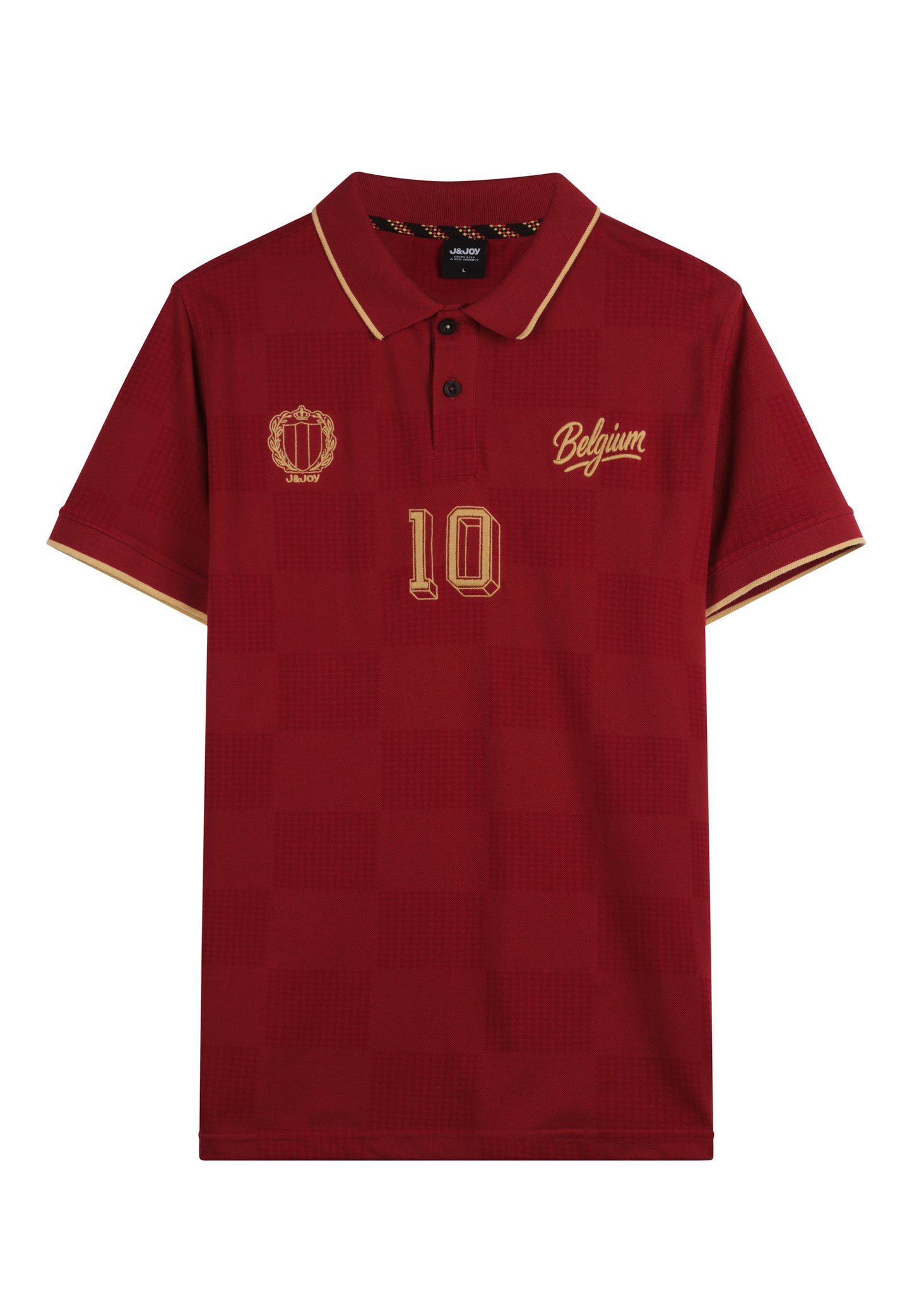Polo homme Belgique rouge édition collector – Coupe du monde football 2026 - jusqu’au 4XL