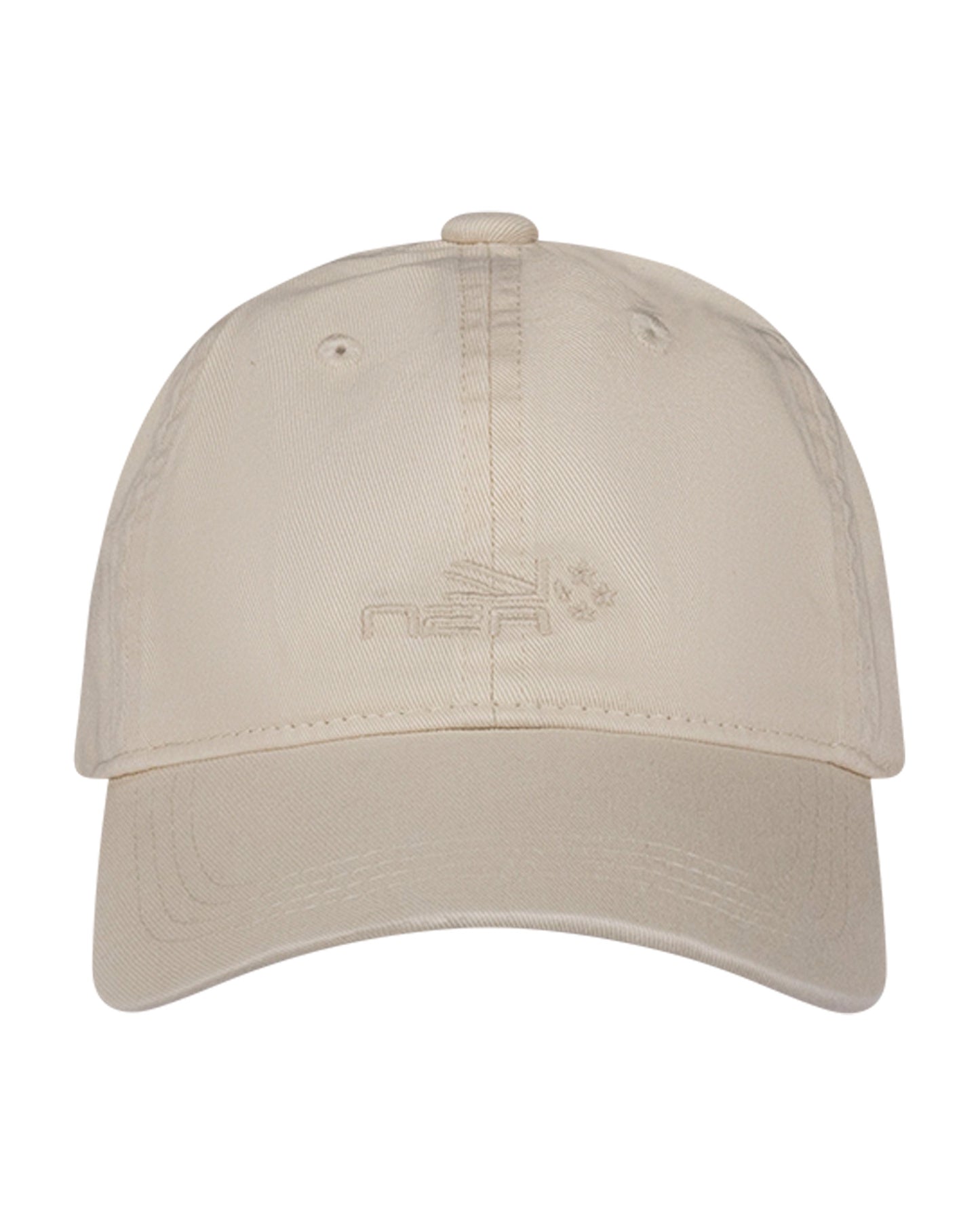 Casquette light cream casual chic logo brodé