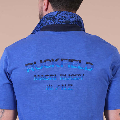 POLO MC MAORI RUGBY  Bleu fonce - jusqu’au 4XL