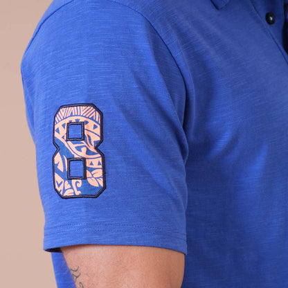 POLO MC MAORI RUGBY  Bleu fonce - jusqu’au 4XL