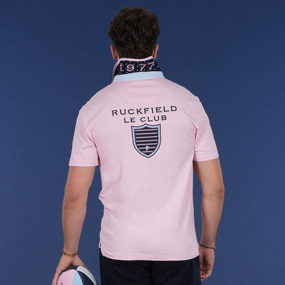 POLO MC LE CLUB ROSE - jusqu’au 3XL