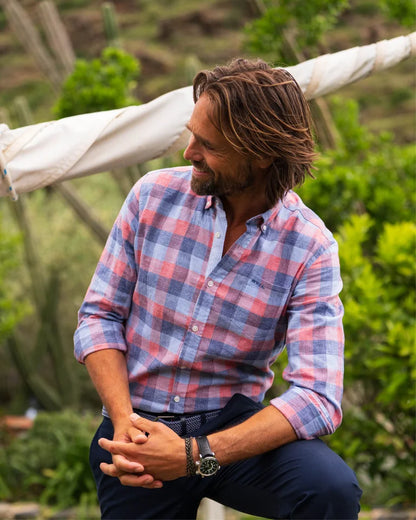 26AN530 SHIRT LONG SLEEVE SPRING ORANGE