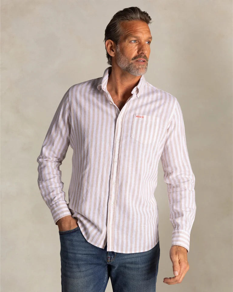 26AN546 SHIRT LONG SLEEVE LIGHT DUNE