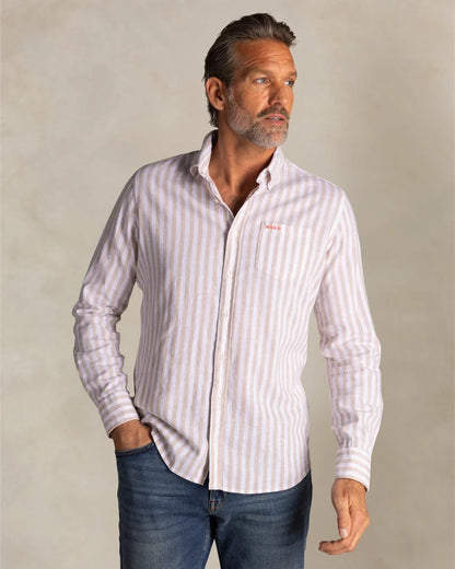 26AN546 SHIRT LONG SLEEVE LIGHT DUNE