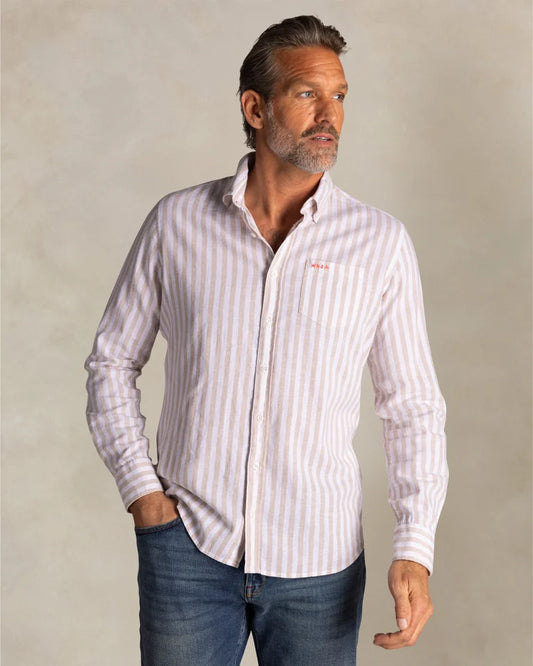 26AN546 SHIRT LONG SLEEVE LIGHT DUNE