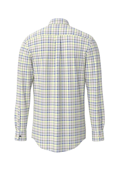 Chemise Homme vert clair à carreaux casual chic poche poitrine – jusqu’au 4XL
