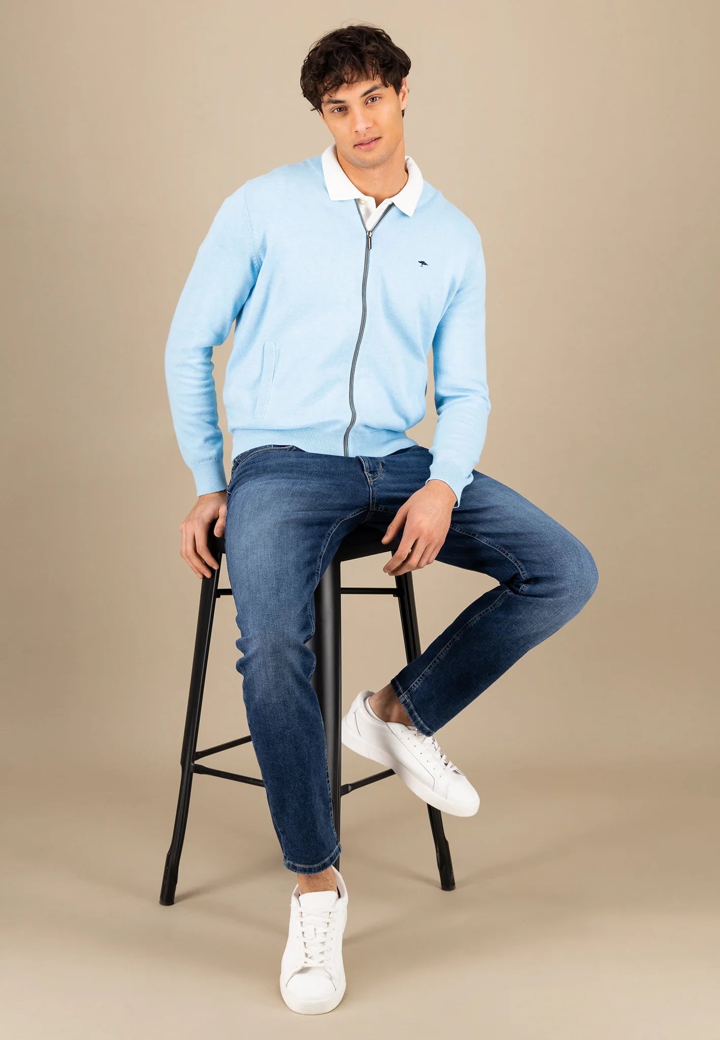 Parting jacket made of 100% cotton