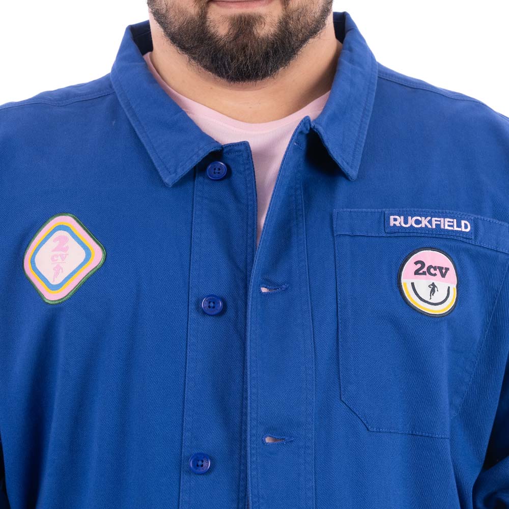 BLEU DE TRAVAIL 2CV BLEU - jusqu’au 3XL