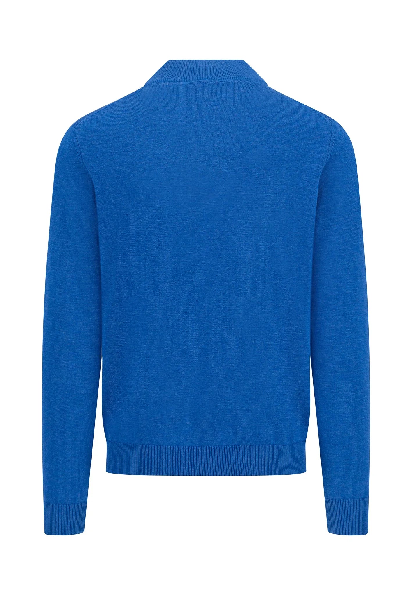 Fine cardigan with a stand -up collar