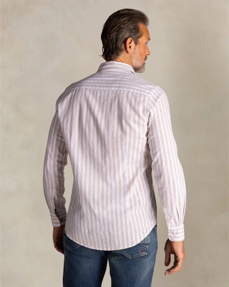 26AN546 SHIRT LONG SLEEVE LIGHT DUNE