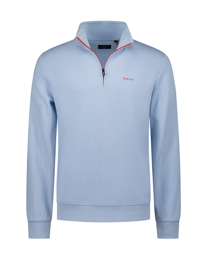 26AN301 SWEAT SKY BLUE MELANGE - jusqu’au 3XL