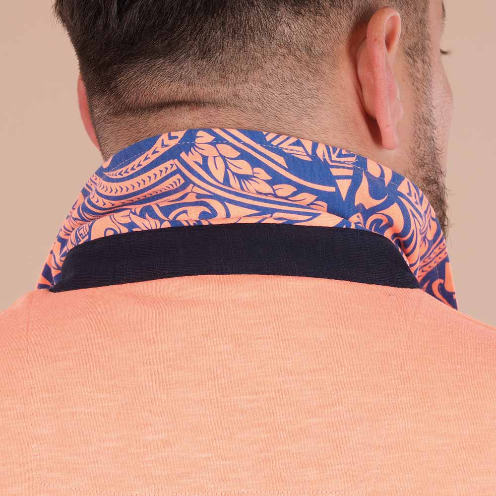 POLO MC Orange Vif  MAORI RUGBY - jusqu’au 3XL