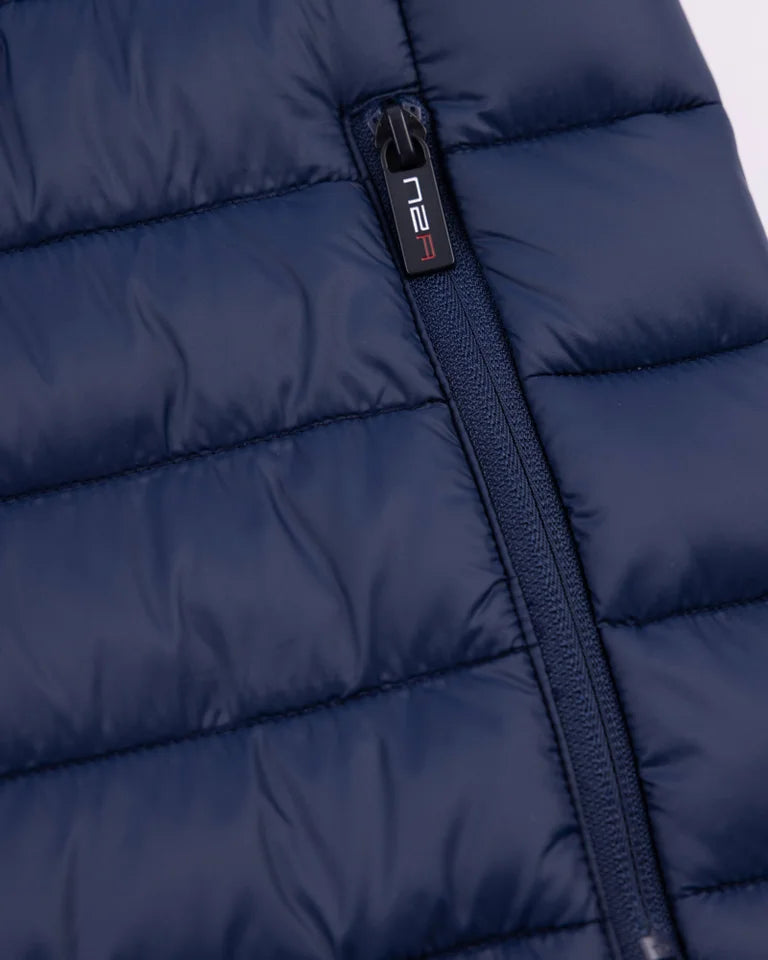 Veste matelassée bleue