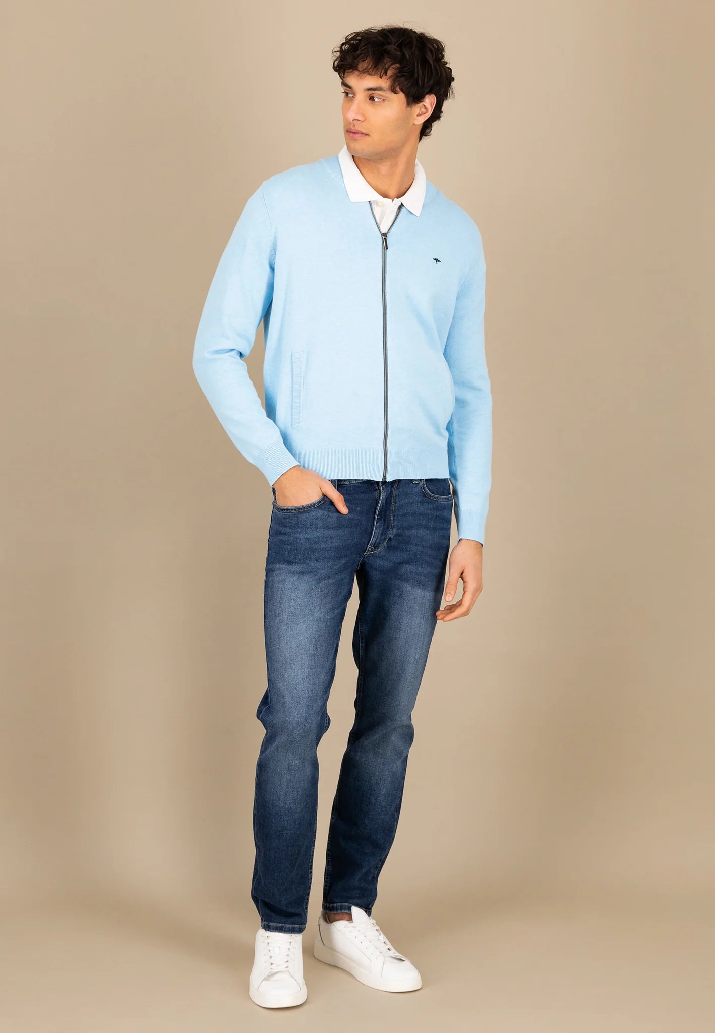 Parting jacket made of 100% cotton