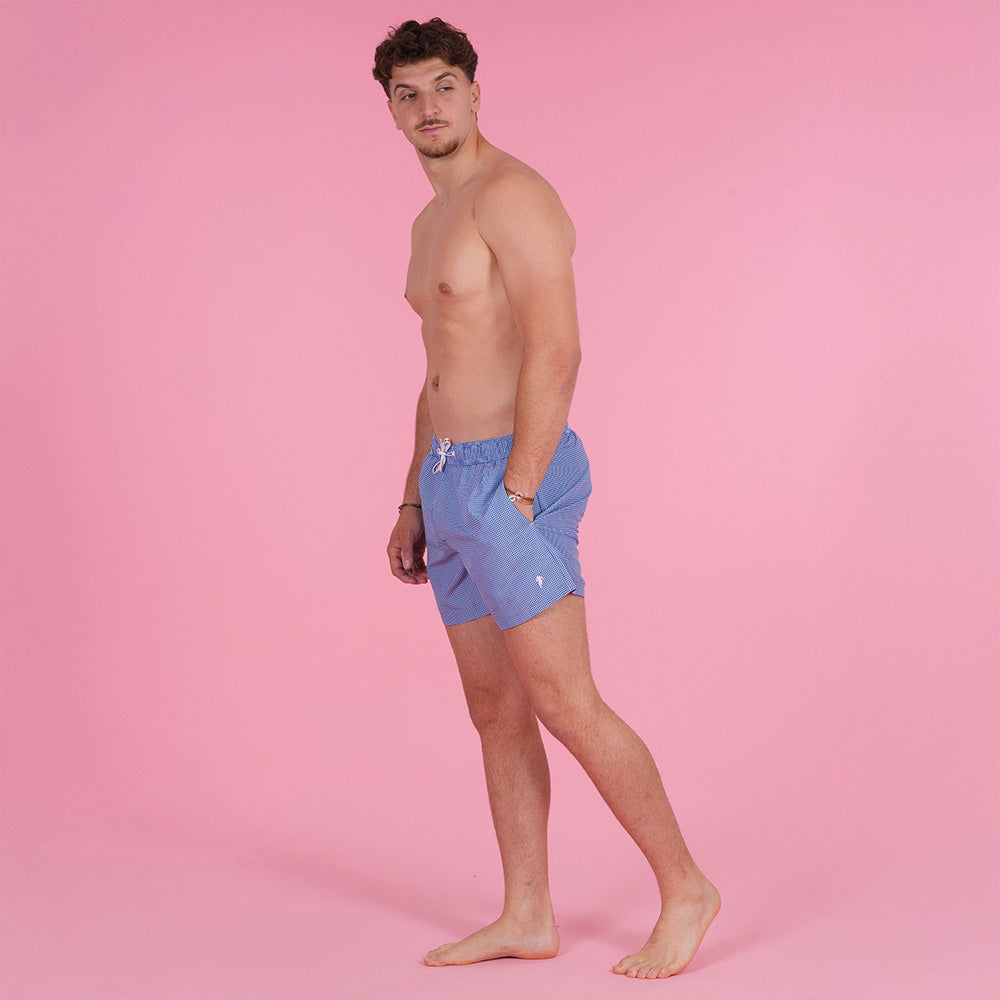 MAILLOT DE BAIN MEMBERS BLEU - jusqu’au 3XL